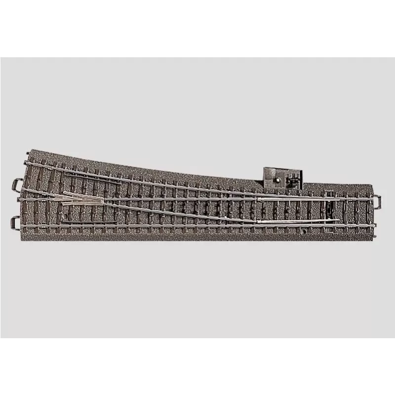 Märklin H0 C-Gleis (su sankasa) 24712 iešmas, plonas, dešinysis 236,1 mm (24712)