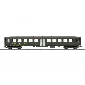Märklin 043383 H0 lengvasis plieninis keleivinis vagonas, 2 klasė, SBB