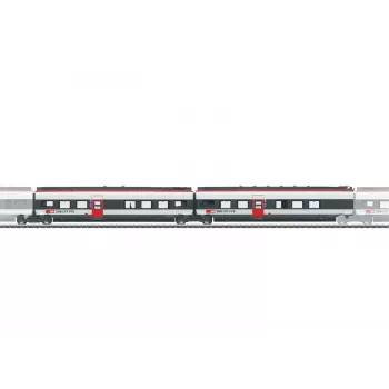 Märklin 043452 H0 papildomas vagonų rinkinys 2 Giruno SBB, 2 tarpiniai vagonai, VI epocha