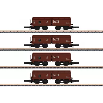 Märklin 082710 Z kalibro savaime iškraunantys vagonai Deutsche Bundesbahn IV epocha