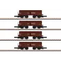 Märklin 082710 Z kalibro savaime iškraunantys vagonai Deutsche Bundesbahn IV epocha