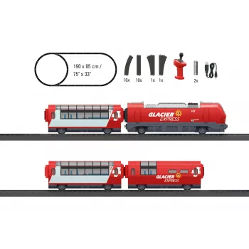 Märklin World 29348 H0 pradinis rinkinys Glacier Express (29348)