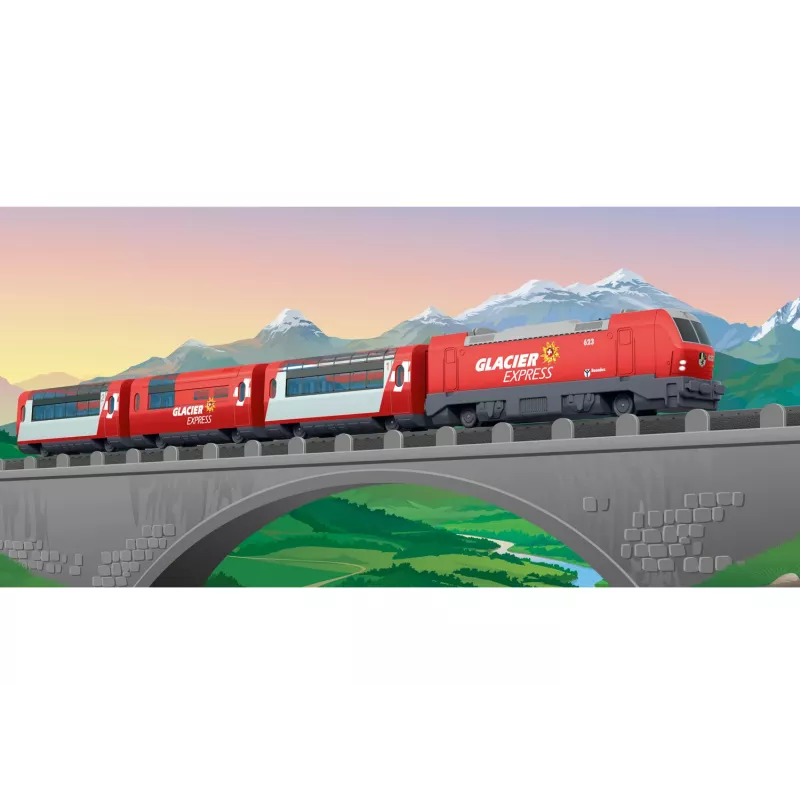 Märklin World 29348 H0 pradinis rinkinys Glacier Express (29348)