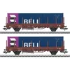 Märklin 046939 H0 uždengtas krovininis vagonas Gms 30 DB III epocha AC