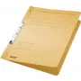 LEITZ segtuvų segiklis su plyšiu, DIN A4, manilos kartonas, šamio spalvos, 250 gsm, 170 lapų talpa, 80 mm mechanizmas, 50 vnt. pakuotė (3746-00-11)