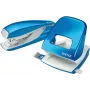 LEITZ Nexxt WOW segiklis ir skylių mušimo prietaisas, metalinio mėlyno, 30 lapų, blisteris 5095-10-36