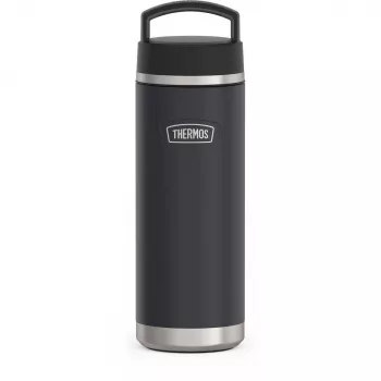THERMOS ICON Beverage Bottle, 0,71 l vakuuminė nerūdijančio plieno termosinė gertuvė, karšta iki 18 val. / šalta iki 24 val., Graphite