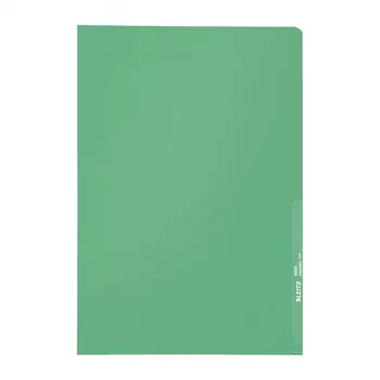 Leitz A4 dokumentų įmautės, 0,13 mm PP, žalios, 100 vnt. 40000055