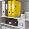 Leitz 180° WOW A4 dokumentų segtuvas su svirtimi, geltonas, 80 mm nugarėlė, 600 lapų, kartoninis, 10050016