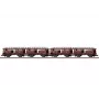 Märklin 086234 Z automobilių transportavimo vagonų rinkinys Laae 540 der DB