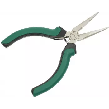 BRÜDER MANNESMANN GREEN LINE adatinės replės, 125 mm, tiesios, įrankių plieno, žalia/juoda rankena M 1070-4