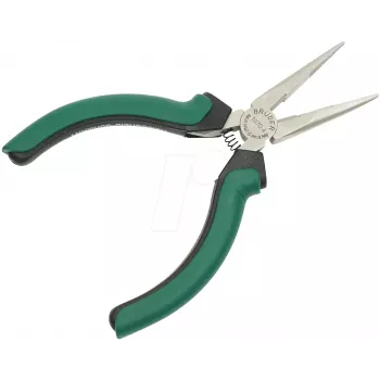 BRÜDER MANNESMANN GREEN LINE adatinės replės, 125 mm, tiesios, įrankių plieno, žalia/juoda rankena M 1070-4