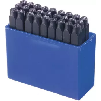 Brüder Mannesmann 27 dalių raidžių štampų rinkinys 3 mm (243-B-3MM)
