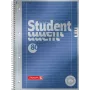 BRUNNEN Premium Student College bloknotas A4 su linijomis ir paraštėmis, 5 vienetų paketas 1067127
