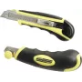 Brüder Mannesmann universalus pjaustymo peilis su Softgrip, automatinis ašmenų reguliavimas, 18 mm lūžtantis ašmenų peilis, 60100