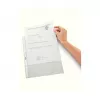 LEITZ 47960000 A4 perforuotas kišenėlės, polipropilenas 0,07 mm, permatomos, 100 vnt. paketas