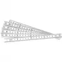 BRÜDER MANNESMANN PVC sulankstoma matavimo liniuotė 2 m, 10 segmentų, EC Class III 810-PVC-2M