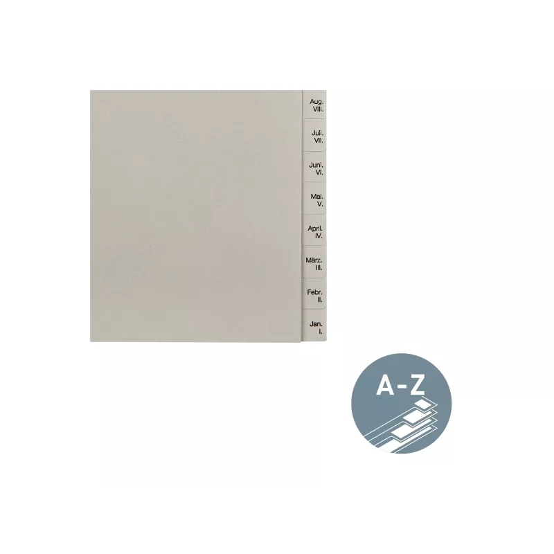 LEITZ popieriaus registro skirtukai gruodis–sausis A4, 13 kortelinių indekso skirtukų 12303085