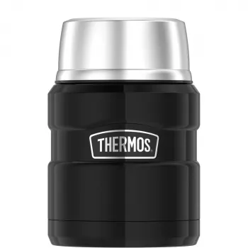 THERMOS SK termosas maisto indas, juodas/sidabrinis, 470 ml, 4001233047