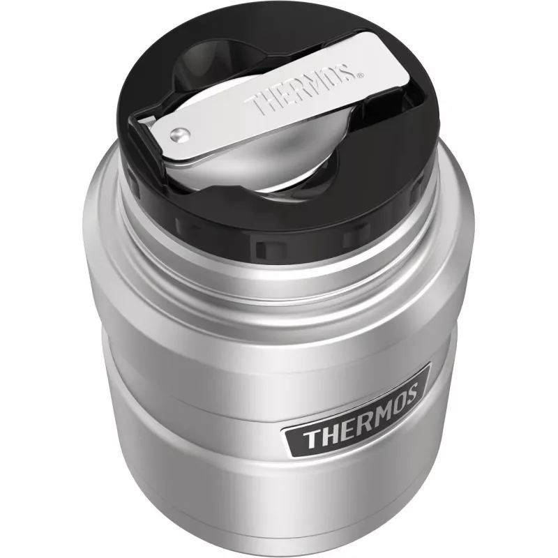 THERMOS SK termosas maisto indas, juodas/sidabrinis, 470 ml, 4001233047