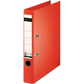 LEITZ 180° svirtinio segtuvo byla A4 50 mm šviesiai raudona kartoninė 1008-00-20