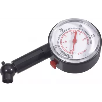 Brüder Mannesmann 054T rašiklio tipo padangų slėgio matuoklis, 0,5–3,5 bar / 7–50 psi, analoginis, metalinis korpusas, kišeninis klipsas