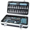 BRÜDER MANNESMANN QUANTOOL Q25003 116 dalių 1/4 inch šešiakampių antgalių rinkinys su apsauginiais antgaliais