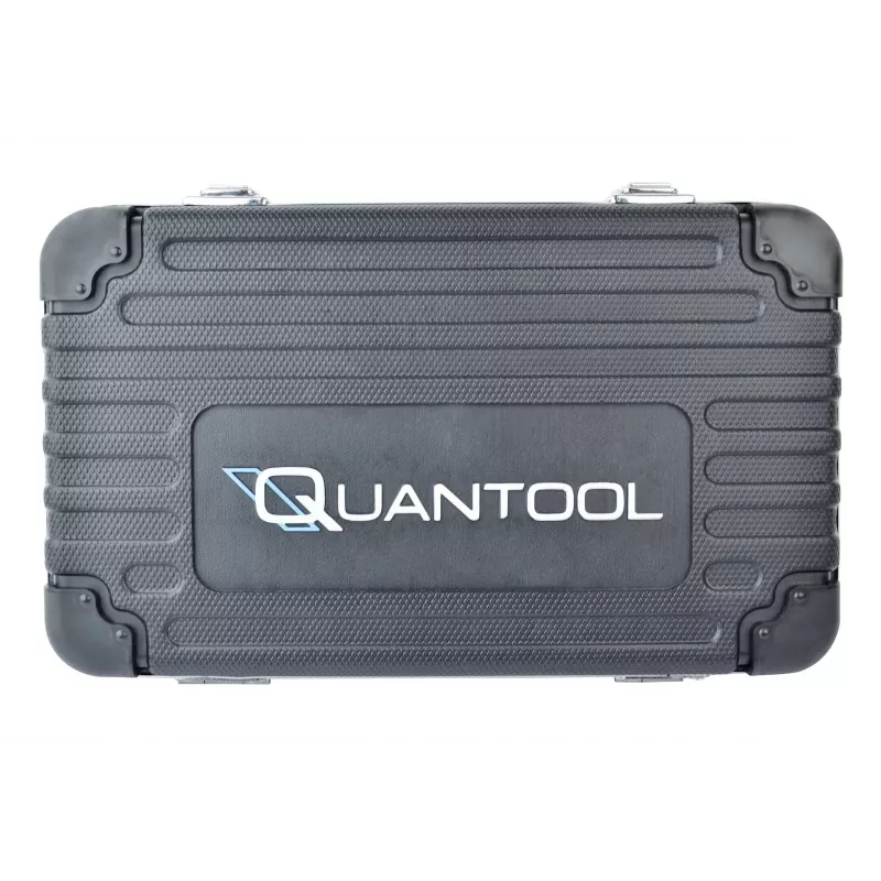 BRÜDER MANNESMANN QUANTOOL Q25003 116 dalių 1/4 inch šešiakampių antgalių rinkinys su apsauginiais antgaliais