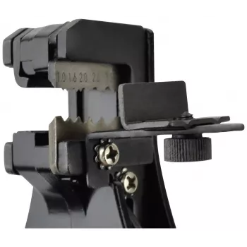 BRÜDER MANNESMANN automatinės vielos nuėmimo replės, žalios, su grąžinimo spyruokle, SK5 plieno žandais, 0,2–6,0 mm² (M10981)