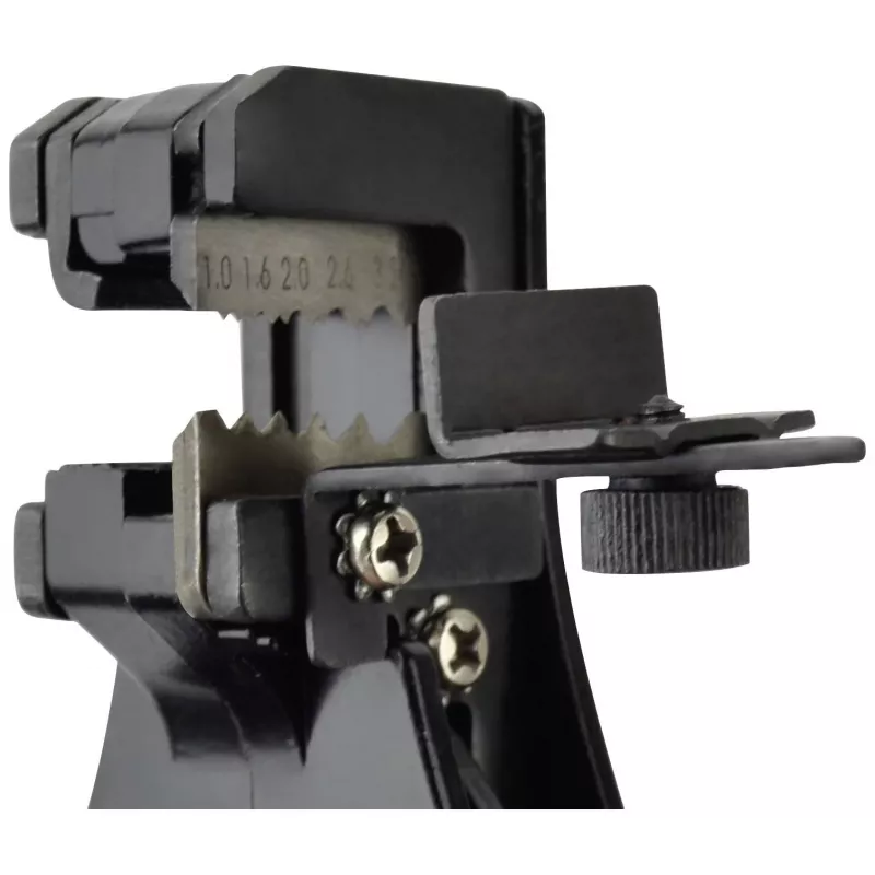 BRÜDER MANNESMANN automatinės vielos nuėmimo replės, žalios, su grąžinimo spyruokle, SK5 plieno žandais, 0,2–6,0 mm² (M10981)