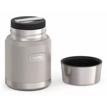 THERMOS ICON Food Jar smėlio spalvos 0,47 L termo maisto indas iš nerūdijančio plieno su sulankstomu šaukštu 4120323047
