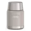 THERMOS ICON Food Jar smėlio spalvos 0,47 L termo maisto indas iš nerūdijančio plieno su sulankstomu šaukštu 4120323047