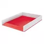 Leitz WOW Duo Colour dokumentų dėklas perlų baltos/raudonos spalvos