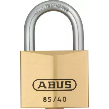 ABUS 85/50 kieto žalvario pakabinama spyna 50 mm su grūdinto plieno lankeliu, 2 raktai 806315