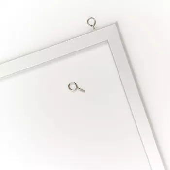 ZELLER Planavimo lenta 60 x 40 cm magnetinė sausa trynimo balta lenta su aliuminio rėmu 11515