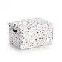 Zeller Dots dėžė daiktams laikyti balta su taškeliais 25 x 35 x 20 cm 14475