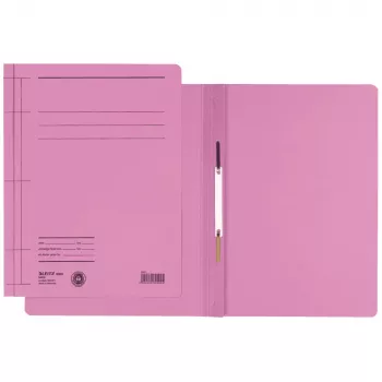 LEITZ Rapid segtuvas su metaliniu segtuku, DIN A4, manilos kartonas, rožinis, 250 g/m², 250 lapų talpa, 25 vnt. pakuotė (3000-00-22)