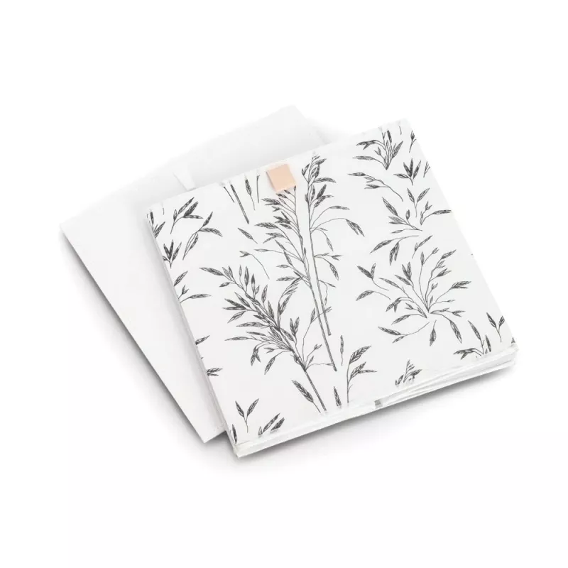 Zeller Grass White 32 x 32 x 32 cm 14536 dėžė su dangčiu