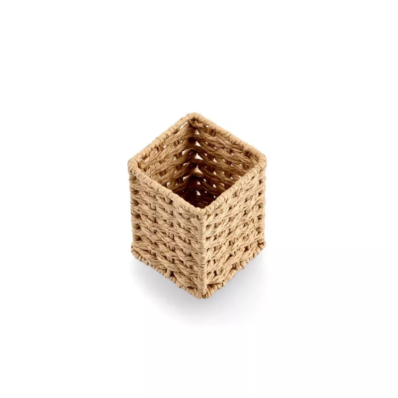 Zeller rašiklių laikiklis Paper Weave Natural 8 x 8 x 10,7 cm (15210)