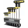 Brüder Mannesmann T-Profil raktų rinkinys 9 dalių M18166 (M18166)