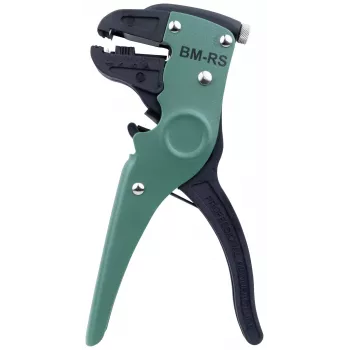 BRÜDER MANNESMANN automatinės vielos nuėmimo reples su pjaustytuvu, savaime reguliuojančios, žalios/juodos, 0,2-6,0 mm², M10980