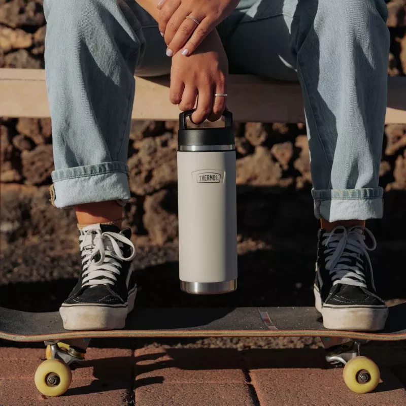 THERMOS ICON Beverage vakuuminė termo gertuvė iš nerūdijančio plieno 710 ml Sandstone 4122323071