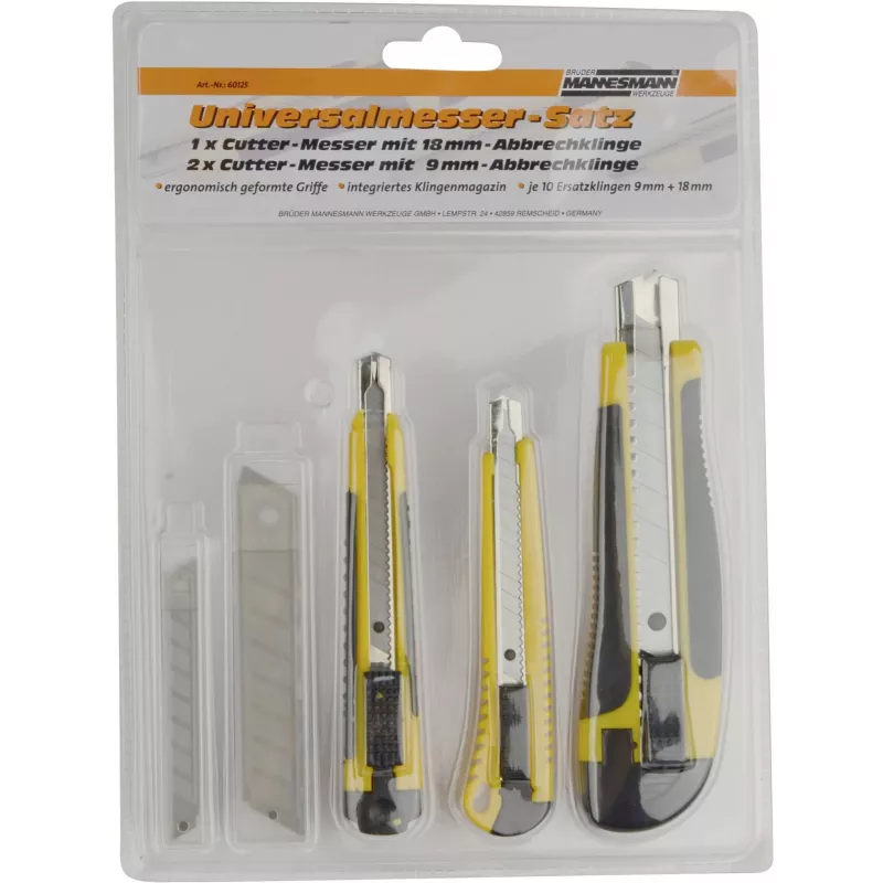 Brüder Mannesmann M60125 universalus peilių rinkinys