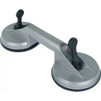 BRÜDER MANNESMANN vakuuminis keltuvas su 2 prisiurbimo lėkštėmis, 115 mm skersmens, nuo smūgių apsaugotas ABS plastikas, 1 vnt. (99002)