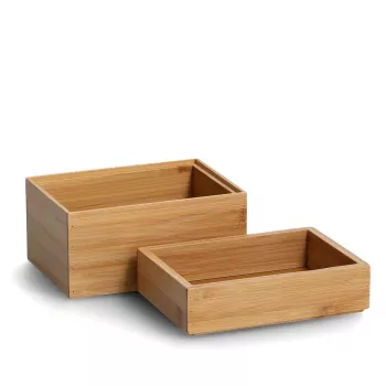 Zeller Natural organizatorių dėžutės 17 x 12 x 12 cm (13319)