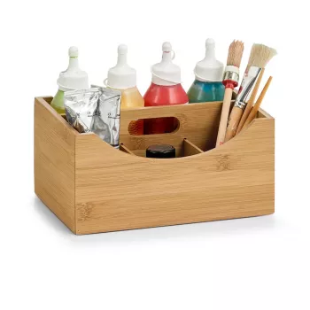Zeller daiktų dėžė Natural 25 x 18 x 12 cm bambukinė 13336
