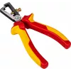 BRÜDER MANNESMANN VDE vielos nuėmimo replės 160 mm, 1000V izoliuotos, chromo vanadžio plieno, raudonos/geltonos 10608