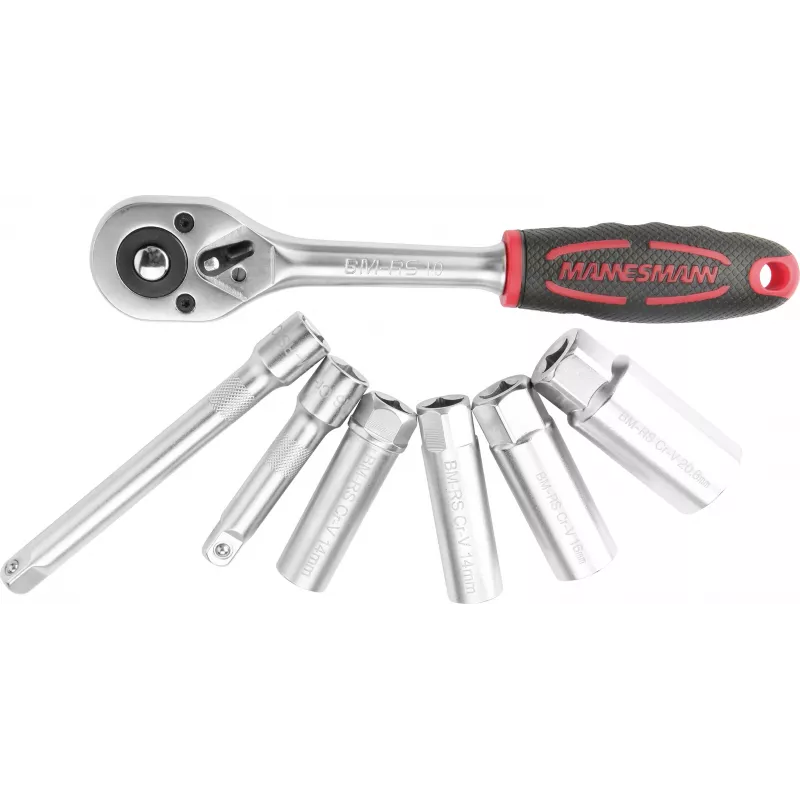 Brüder Mannesmann M00174 7 dalių 3/8 inch uždegimo žvakių galvučių rinkinys