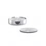 Zeller Present nerūdijančio plieno padėkliukų rinkinys, sidabrinis, 7 dalys, 10 cm 27239