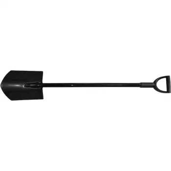 BRÜDER MANNESMANN M63120 metalinis kastuvas 1180 mm, juodas, velėnai pašalinti ir šaknims pjauti